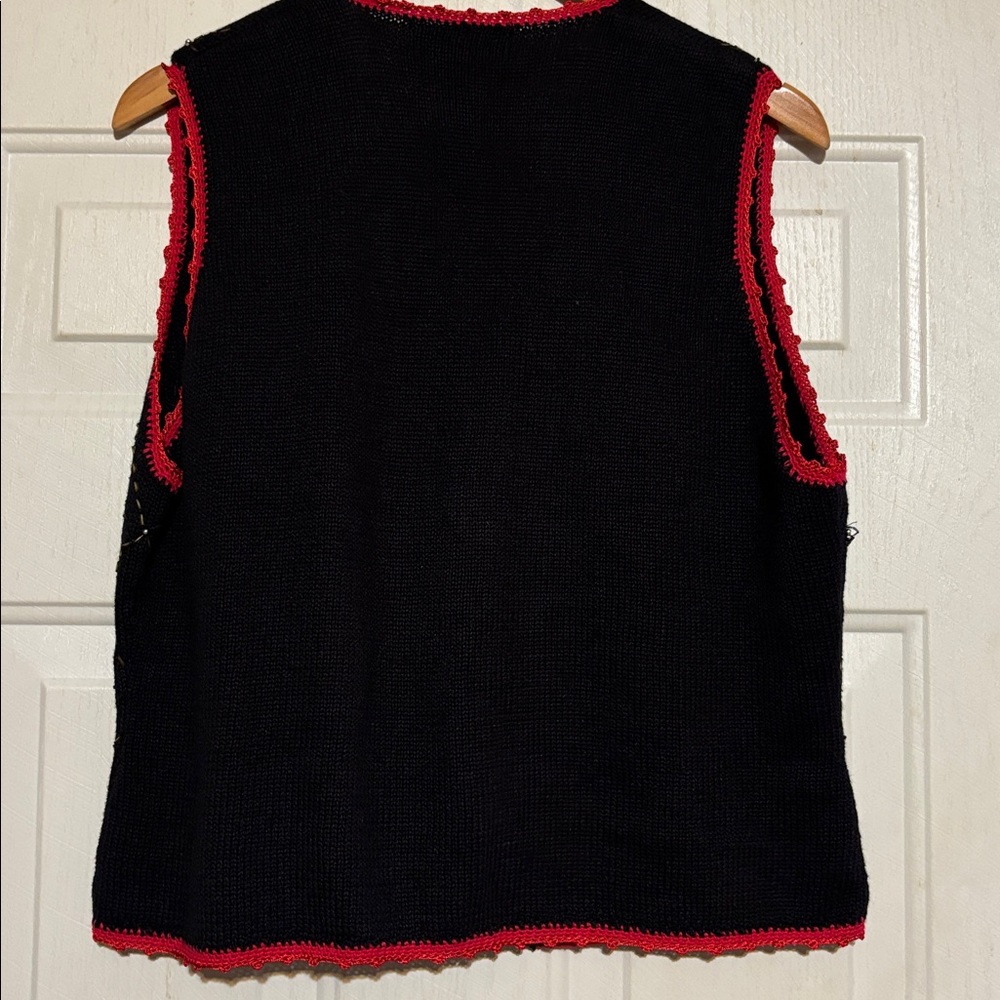 Christmas Black and Red Sweater by Work in Progress - Picture 4 of 5